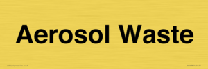 Aerosol Waste